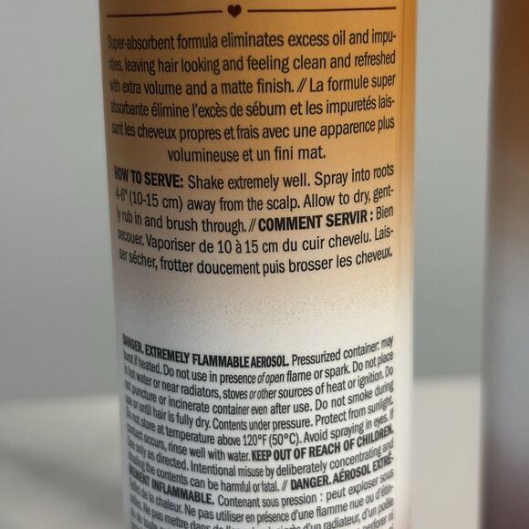 (2) DRYBAR  Detox Dry Shampoo Vanilla Bourbon Secnt 3.8 Oz New Lot of 2 - Picture 6 of 6